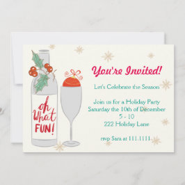 オハイオおもしろいホリデー招待状 招待状