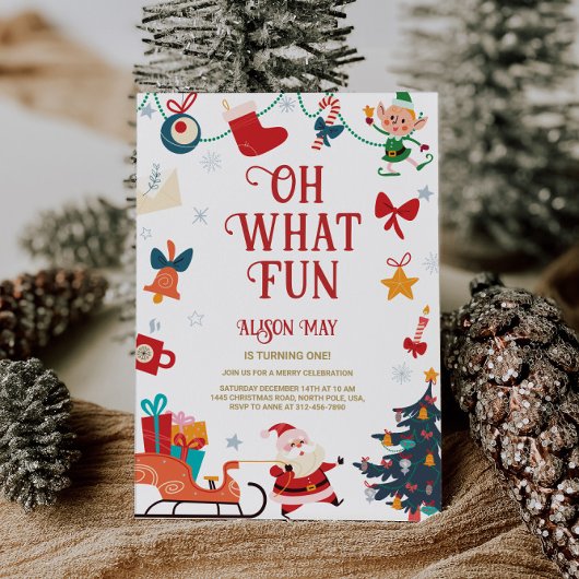 オハイオおもしろいホリデー誕生日 招待状