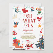 オハイオおもしろいホリデー誕生日 招待状 (正面)