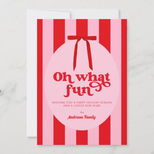 オハイオおもしろいレッドピンクレトロ シーズンカード (正面)