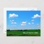 オハイオからこんにちは ポストカード (正面/裏面)