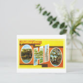 オハイオからのヴィンテージの挨拶 ポストカード (スタンド正面)