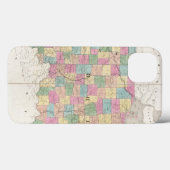 オハイオとインディアナの地図 Case-Mate iPhoneケース (裏面 (横))