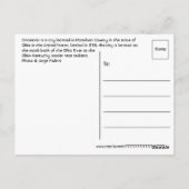 オハイオのシンシナティからの挨拶! ポストカード (裏面)