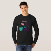 オハイオの世界に生きるネブラスカ娘 Tシャツ (正面フル)