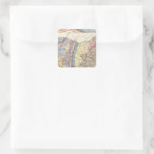 オハイオの地質図 スクエアシール (バッグ)