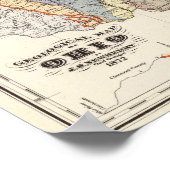 オハイオの地質図 ポスター (角)