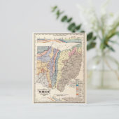 オハイオの地質図 ポストカード (スタンド正面)