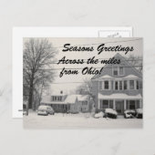 オハイオの季節のごあいさつ シーズンポストカード (正面/裏面)