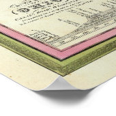 オハイオの新しい地図 ポスター (角)