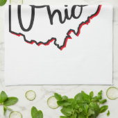 オハイオの日 キッチンタオル (折り畳み)