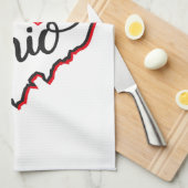 オハイオの日 キッチンタオル (四つ折り)