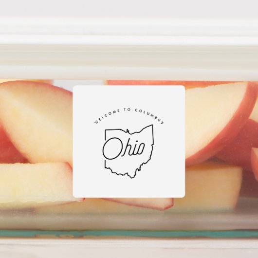 オハイオへようこそ ラベル (貼付)