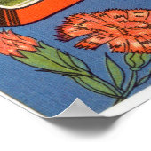 オハイオカラフル州からのヴィンテージの挨拶 ポスター (角)