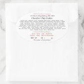 オハイオコテージフードローラベルホームベーカー 楕円形シール (バッグ)