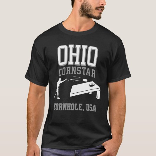 オハイオコーンスターラッキーコーンホールトーナメント Tシャツ (正面)
