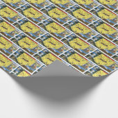 オハイオザバッキー州ヴィンテージ ラッピングペーパー (角)