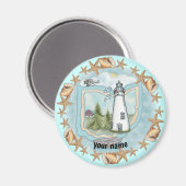 オハイオシェルズライトハウスマグネット マグネット (正面/裏面)