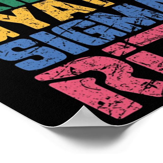 オハイオスキビディギャットシグマリズおもしろいミームヴィンテージB ポスター (角)