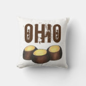 オハイオチョコレートピーナッツバターバッキーヌットキャンディOH クッション (正面)