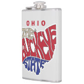 オハイオニックワードアート フラスク (左)