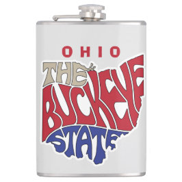 オハイオニックワードアート フラスク
