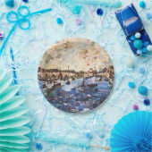 オハイオハイオコラージュのレイクエリー紙プレート ペーパープレート (パーティー)