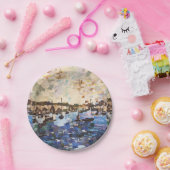 オハイオハイオコラージュのレイクエリー紙プレート ペーパープレート (パーティー)