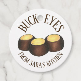 オハイオピーナッツバターバッキーキャンディホームメイド フェイバータグ