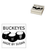 オハイオピーナッツバターバッキーキャンディホームメイド ラバースタンプ (押印)