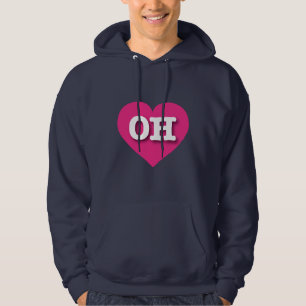 オハイオホットピンクハート- I love OH パーカ