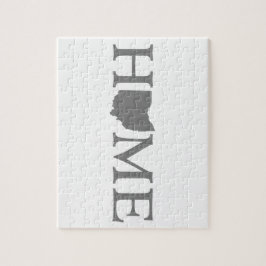 オハイオホーム州ワードアート ジグソーパズル