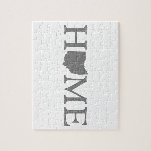 オハイオホーム州ワードアート ジグソーパズル (縦)