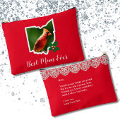 オハイオママ（鳥）ショウジョウコウカンチョウカスタムマザーズデイトイレタリーバッグ アクセサリーポーチ