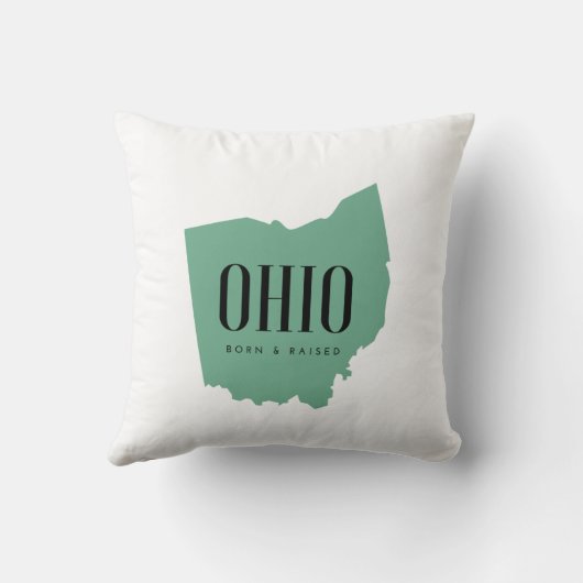 オハイオモダン州シルエット クッション (裏面)