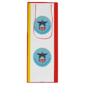 オハイオワイン州コロンバス国旗抱き枕 ワインギフトバッグ (正面)