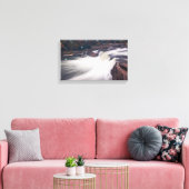 オハイオール滝、ペンシルバニア キャンバスプリント (インサイチュ (リビング))