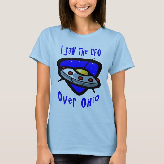 オハイオ上空のUFO Tシャツ (正面)