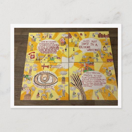オハイオ介護者危機 ポストカード (正面)