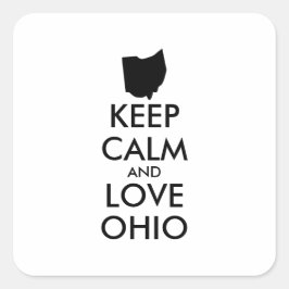 オハイオ保州のカスタマイズ可能なCALMとLOVE スクエアシール