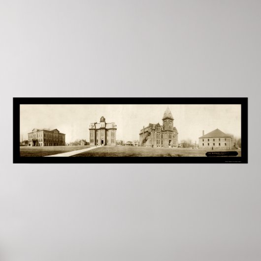 オハイオ北部大学Ada写真1912 ポスター (正面)