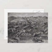 オハイオ図解入りの、写真付きの州北部のアトラスから ポストカード (正面/裏面)