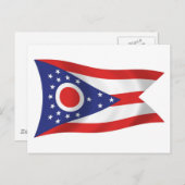 オハイオ国旗 ポストカード (正面/裏面)