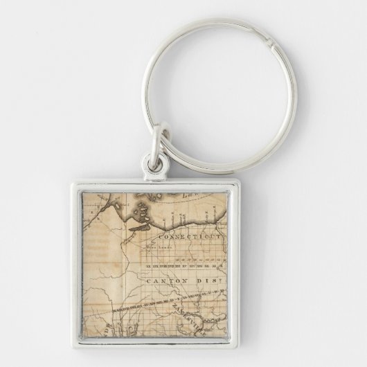 オハイオ地図 キーホルダー (正面)