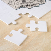 オハイオ型ブッキーエヴィンテージオヒオアン写真マップ ジグソーパズル (側面)