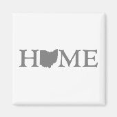 オハイオ型文字バッキーホームオハイオアワードアート マグネット (正面)