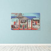 オハイオ大文字の情景オハイオ キャンバスプリント (インサイチュ (ウッドフロア))