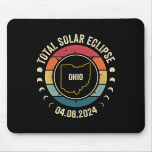 オハイオ太陽のトタルEclipse 2024アメリカのトータリティAp マウスパッド