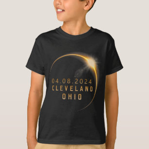 オハイオ太陽のトタルEclipse 2024 – オハイオ太陽のEclipse Tシャツ
