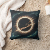 オハイオ太陽の州の皆既食4月 クッション (ブランケット)